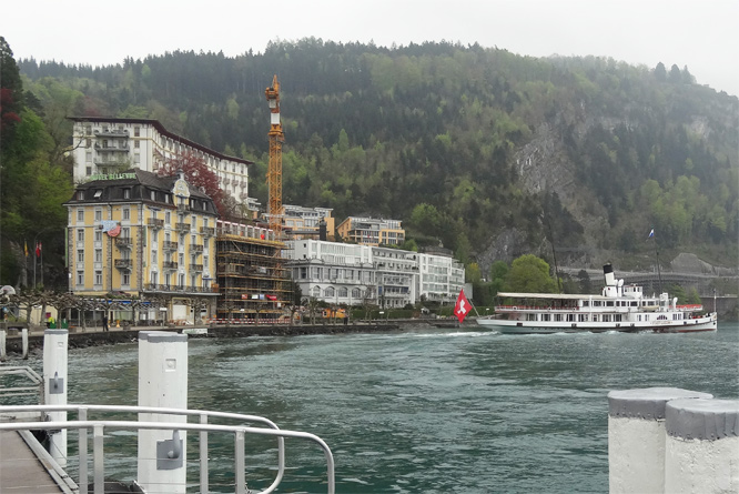 Brunnen, Uri, am Vierwaldstätter See