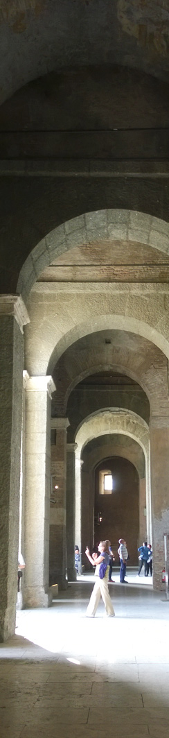 Gewölbe unter dem Rathaus auf dem Capitol