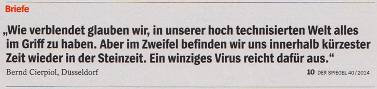 Zurück in die Steinzeit