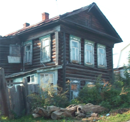 Alte Häuser in Kazan