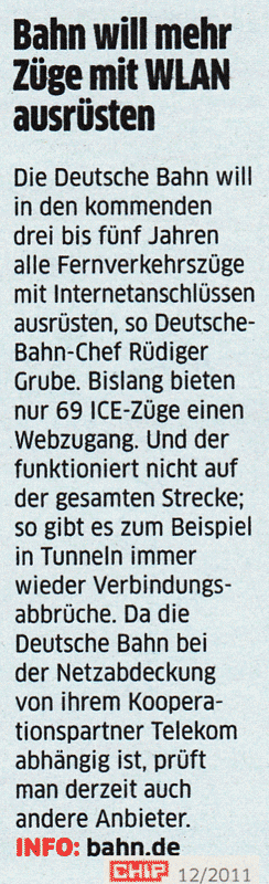 Die Bahn mit WLAN