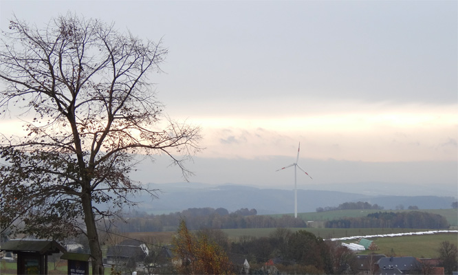 Sicht von der Dittersdorfer Höhe