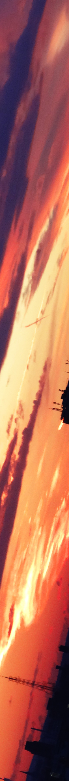 Sunset 25. November 2012, 16:15 h - gespiegelt! 