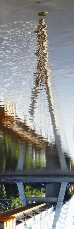 Neue Elbbrücke auf der Umgehungsstrasse 246a bei Schönebeck