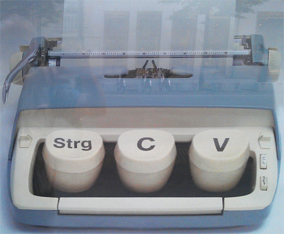 Plagiatoren Schreibmaschine