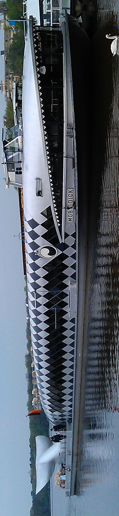 Mobby Dick an der Greenwichpromenade