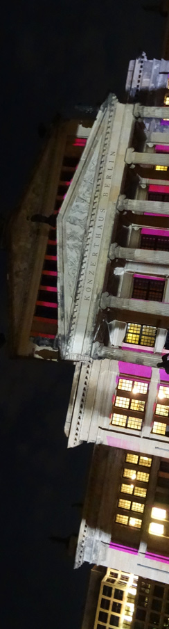 Lights on Konzerthaus Berlin, 19. Oktober 2013