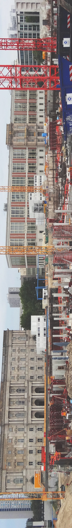 Schlossbaustelle am 31. August 2013