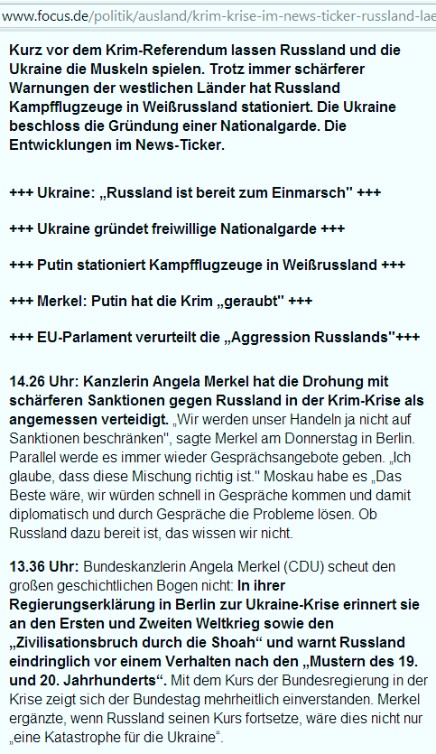 Live Ticker zur Ukraine