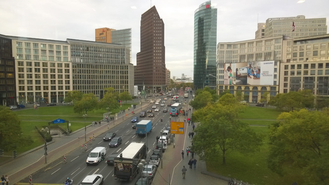 Sicht auf den Leipziger Platz