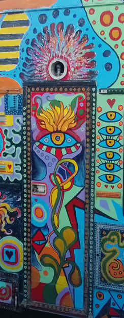 Motorhome in Kreuzberg  graffiti