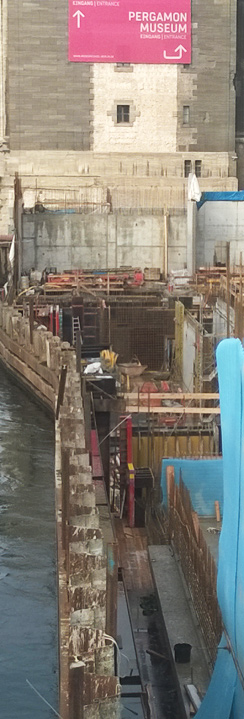 Baustelle am Pergamon-Museum