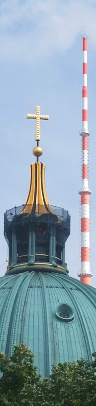 Domkreuz montiert am 19.08.2008