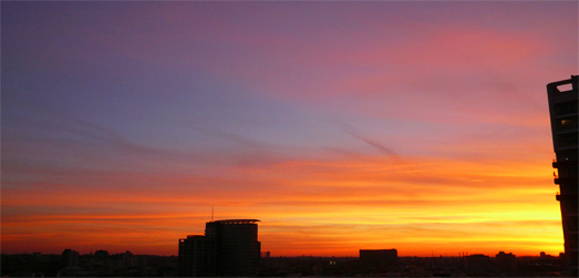 Sunset 17.02.2008