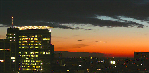 Sonnenuntergang am 11.01.2008