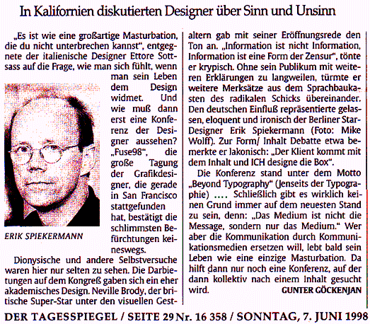 Sottsass über Design ...