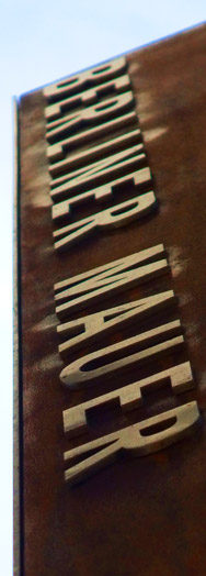 Info-Stele  Berliner Mauer