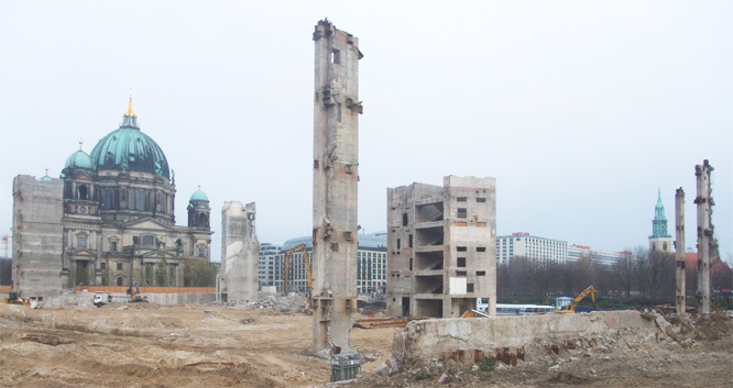 Palastruine am 14. November 2008