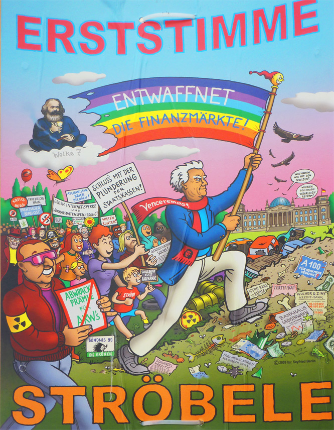 Wahlkampf Die Grünen Ströbele