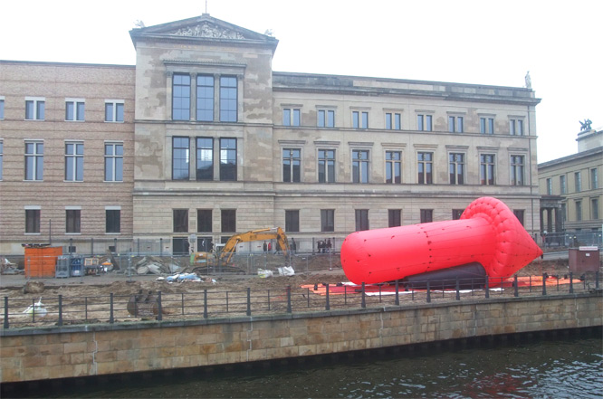 Erster Blick ins Neue Museum: 06. März 2009 