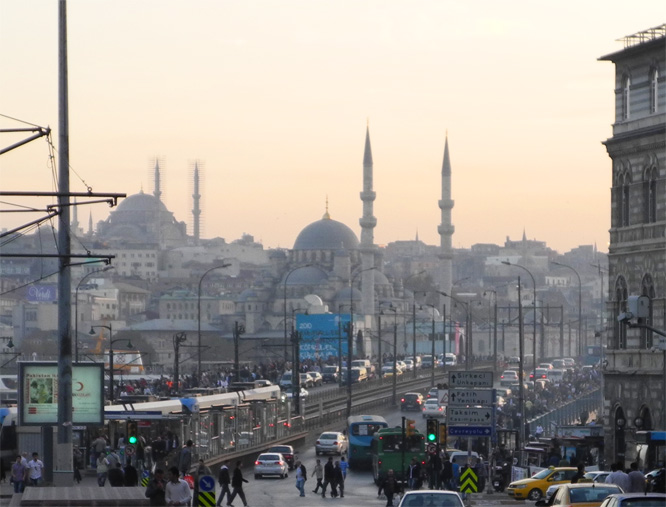 Galata Brücke Istanbul